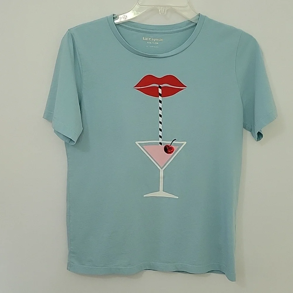 Kate Spade Graphic T-shirt, Size Small